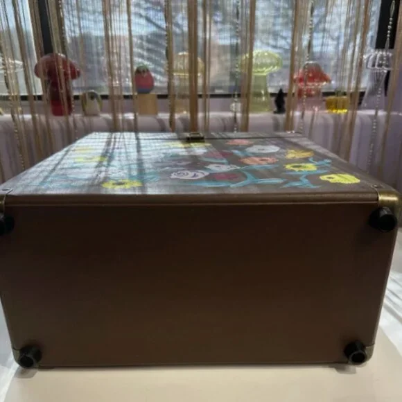 Taylor Swift HANDMADE Acoustic Set Piano Flowers Vinyl Records Storage Case - Picture 7 of 7